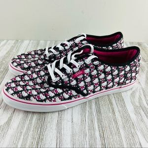 Vans Hello Kitty Canvas Lace Up Shoes 9.5 EUC